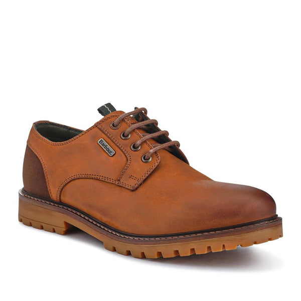 jones bootmaker Outlet Sandstone Leather Lace-Up Shoes - Cognac