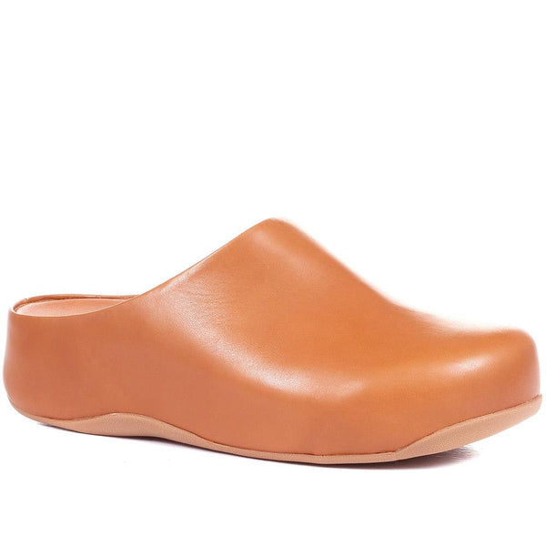 jones bootmaker Outlet Shuv Leather Mule Clogs - Light Tan