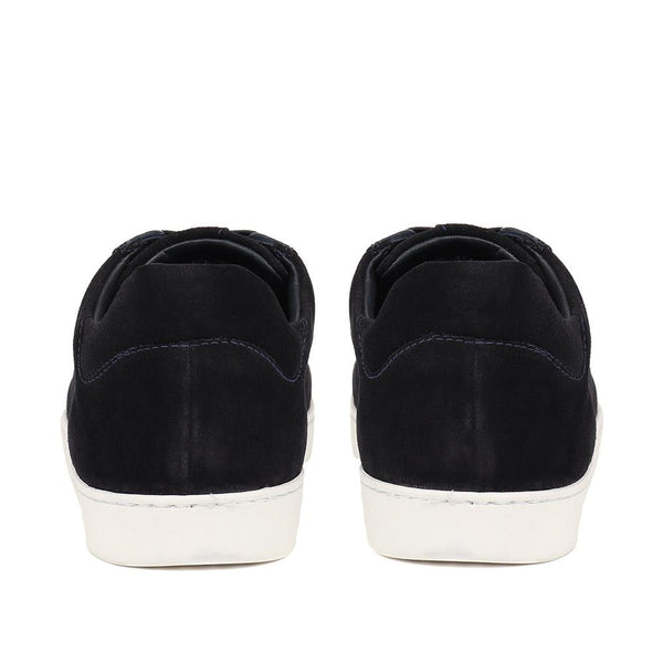 Jones Bootmaker Outlet Simon Suede Trainers - Navy Suede