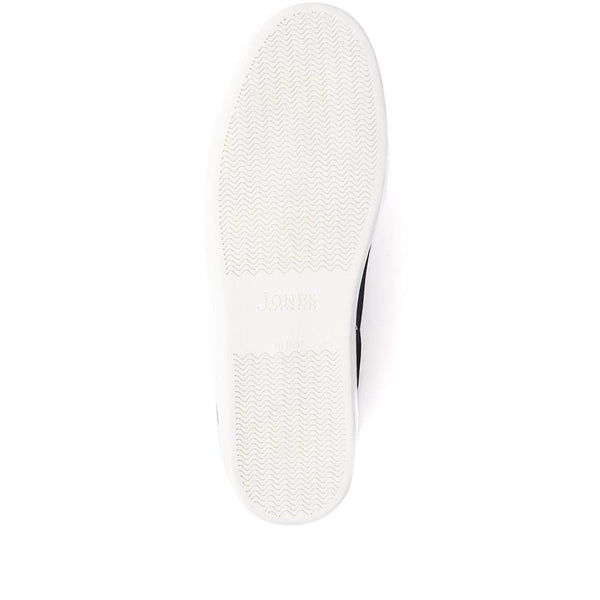 Jones Bootmaker Outlet Simon Suede Trainers - Navy Suede