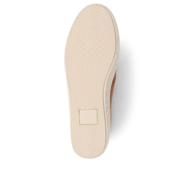 Jones Bootmaker Outlet Slip-On Espadrilles - Tan Suede
