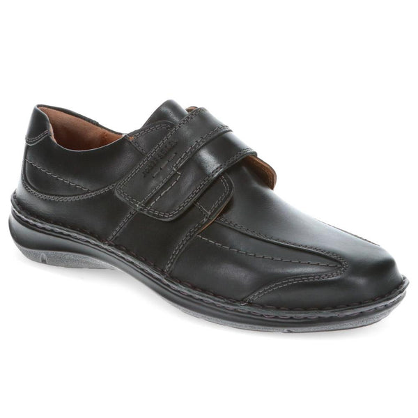 jones bootmaker Outlet Smart Leather Touch-Fasten Shoes - Black