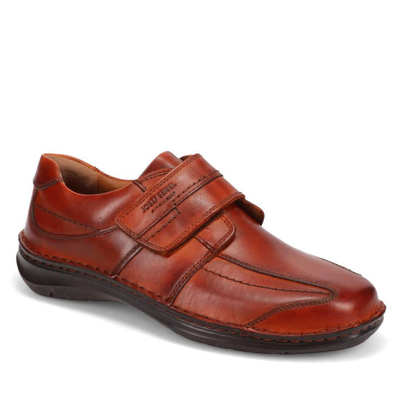 jones bootmaker Outlet Smart Leather Touch-Fasten Shoes - Cognac