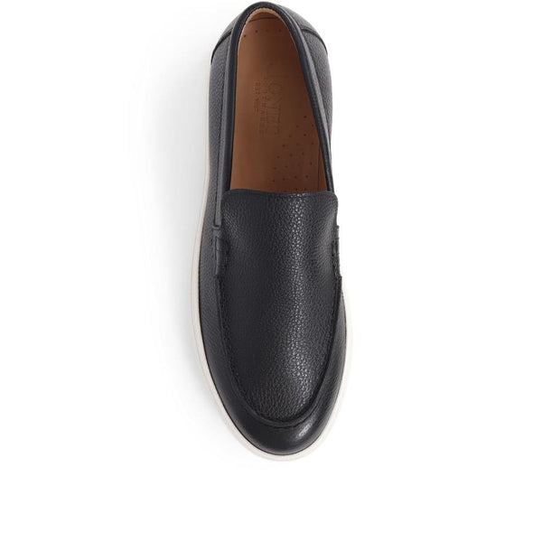 Jones Bootmaker Outlet Southampton Leather Trainers - Black