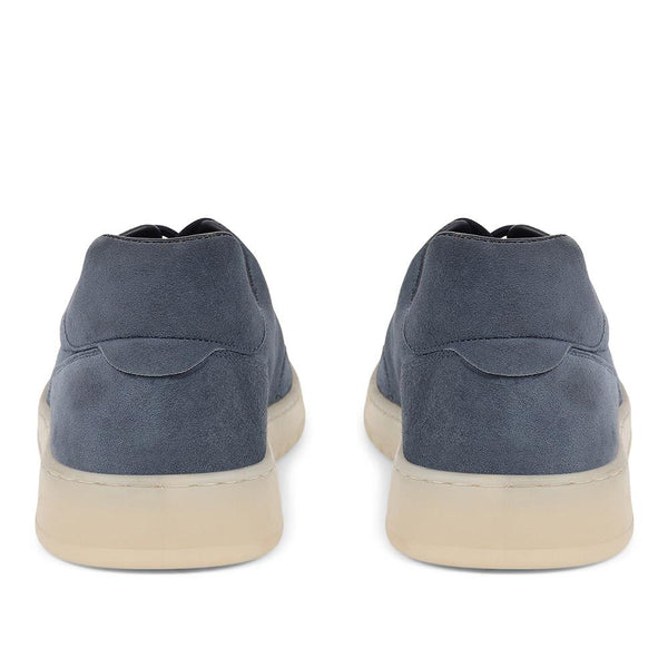 Jones Bootmaker Outlet Stan Lace-Up Trainers - Denim Blue