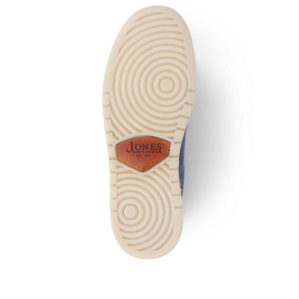 Jones Bootmaker Outlet Stan Lace-Up Trainers - Denim Blue