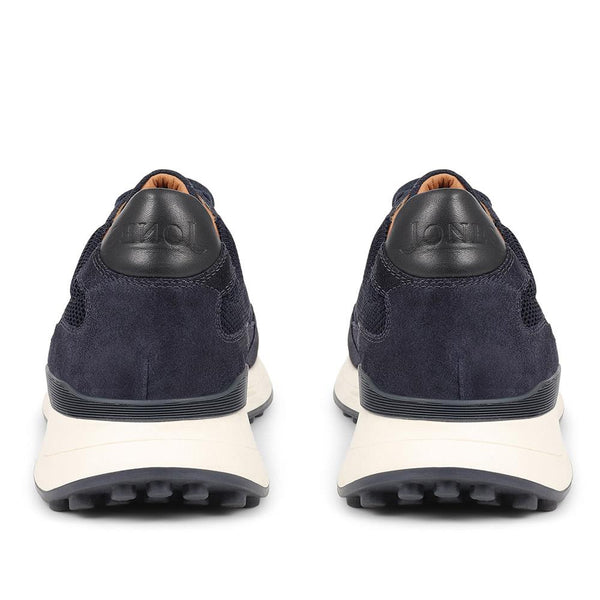 Jones Bootmaker Outlet Stansted Lace-Up Trainers - Navy
