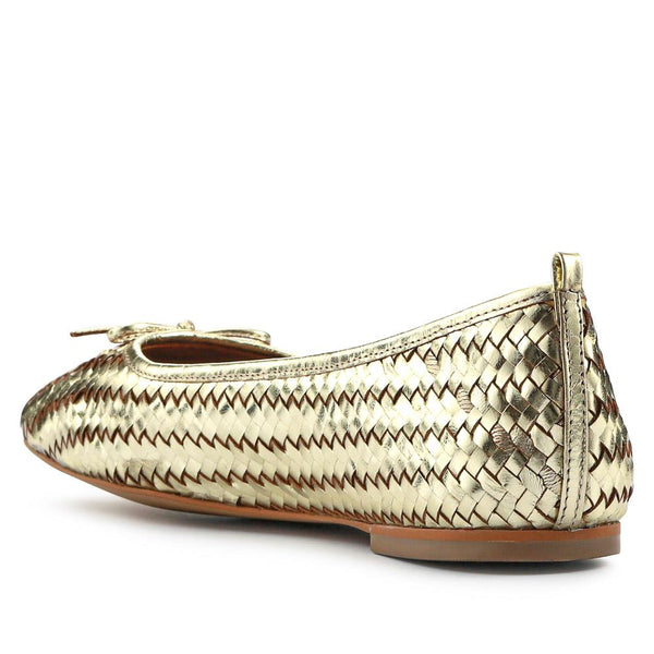 Jones Bootmaker Outlet Stephanie Leather Pumps - Gold