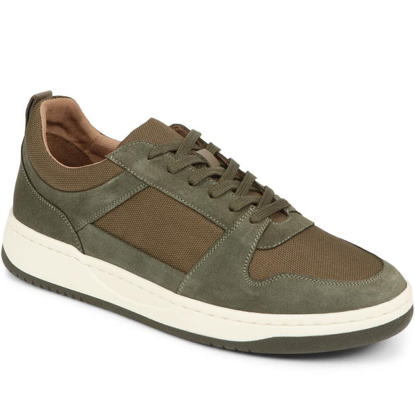 jones bootmaker Outlet Stortford Lace-Up Trainers - Khaki