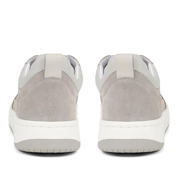 Jones Bootmaker Outlet Stortford Lace-Up Trainers - Light Grey