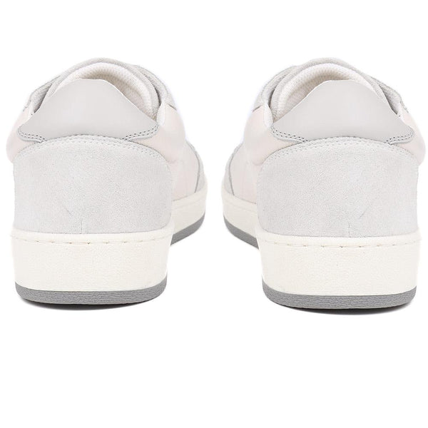 Jones Bootmaker Outlet Streatham Leather Trainers - Off White