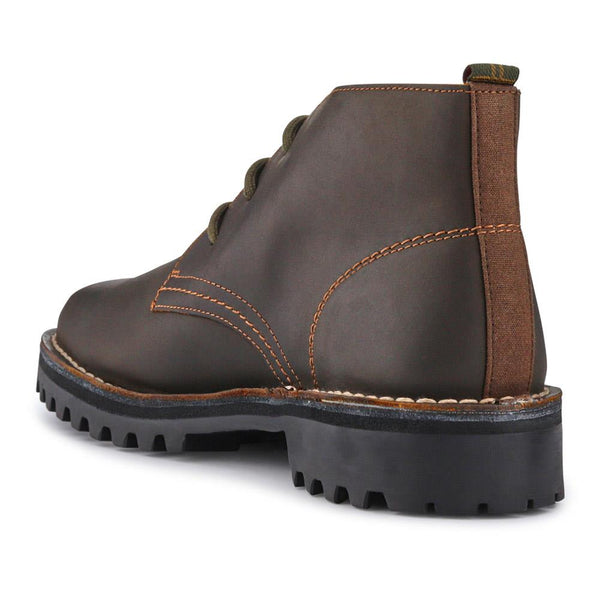 Jones Bootmaker Outlet Suede Lace-Up Ankle Boots - Dark Brown