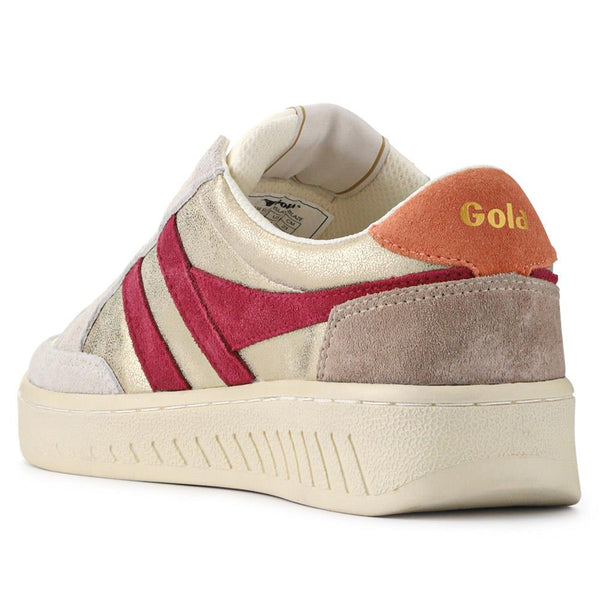 Jones Bootmaker Outlet Superslam Blaze Leather Trainers - Cerise