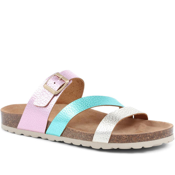 jones bootmaker Outlet Tabatha Leather Mule Sandals - Multi
