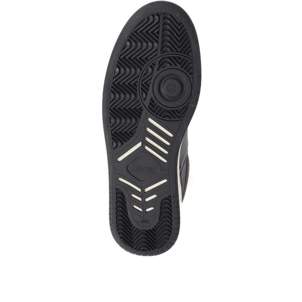Jones Bootmaker Outlet Taipei Casual Leather Trainers - Black