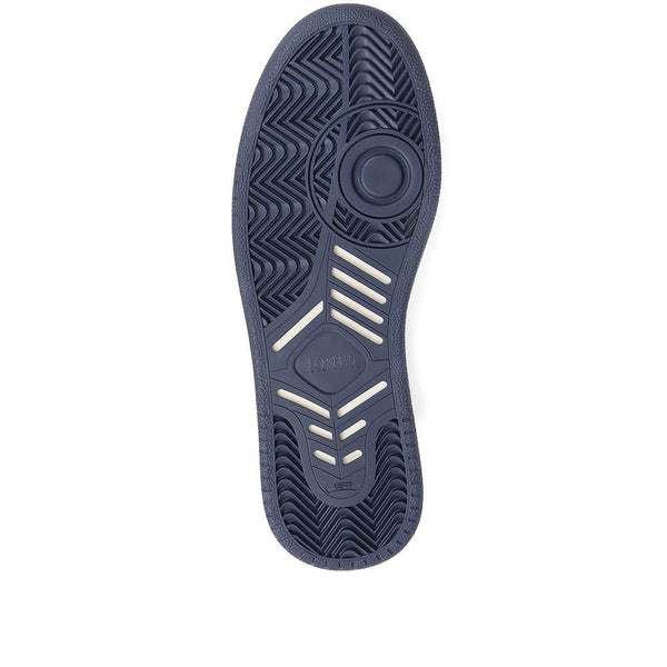 Jones Bootmaker Outlet Taipei Casual Leather Trainers - Denim