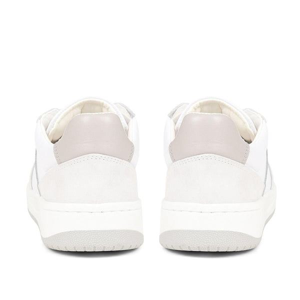 Jones Bootmaker Outlet Taipei Casual Leather Trainers - Light Grey