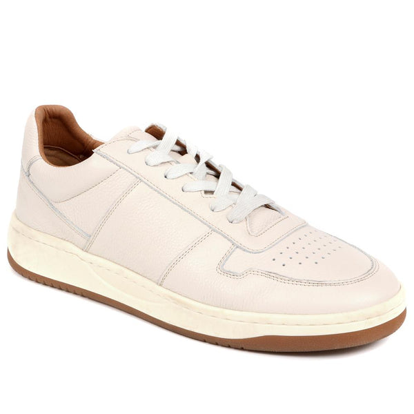 jones bootmaker Outlet Taipei Casual Leather Trainers - Off White