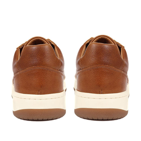 Jones Bootmaker Outlet Taipei Casual Leather Trainers - Tan