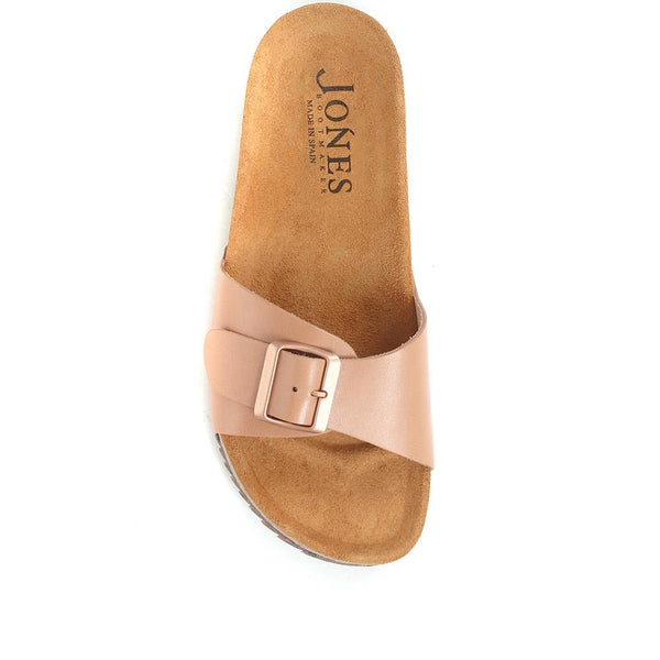Jones Bootmaker Outlet Tandi Leather Mule Sandals - Sand