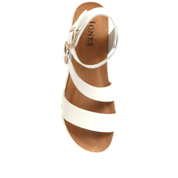 Jones Bootmaker Outlet Taneka Chunky Strappy Sandals - White