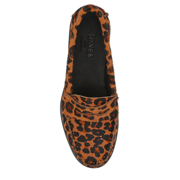 Jones Bootmaker Outlet Tanelle All-Leather Moccasins - Leopard