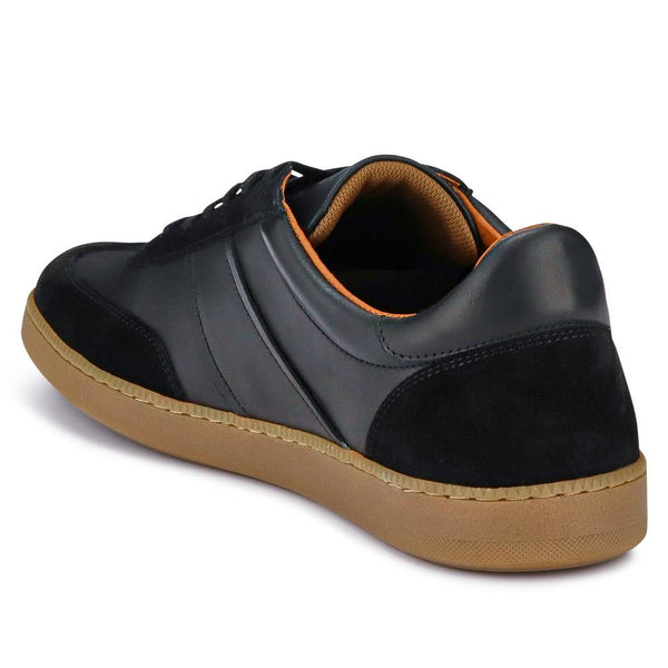 Jones Bootmaker Outlet Tantino Leather Trainers - Black