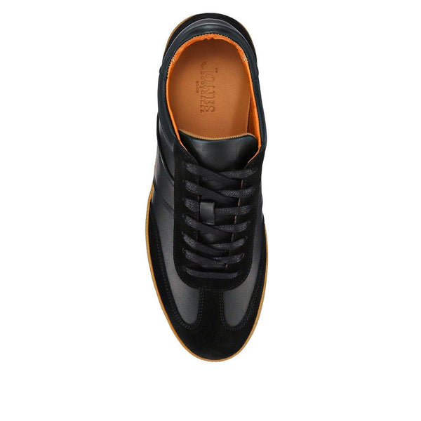Jones Bootmaker Outlet Tantino Leather Trainers - Black
