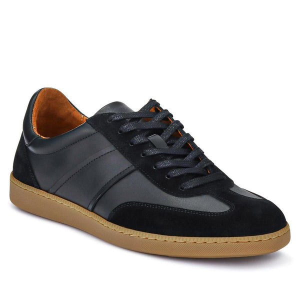 jones bootmaker Outlet Tantino Leather Trainers - Black