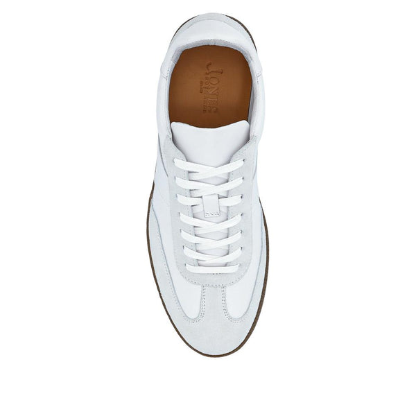 Jones Bootmaker Outlet Tantino Leather Trainers - White