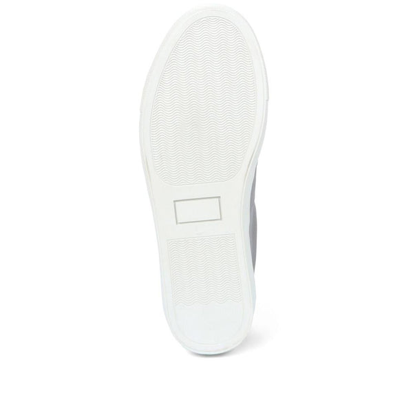 Jones Bootmaker Outlet Telford Recycled Polyester Trainers - Grey