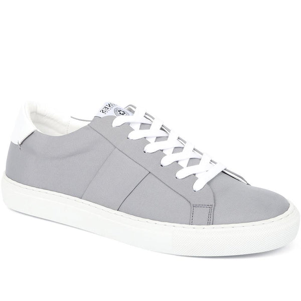 jones bootmaker Outlet Telford Recycled Polyester Trainers - Grey