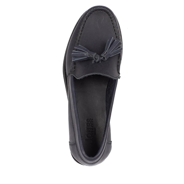 Jones Bootmaker Outlet Trish Leather Casual Moccasins - Black