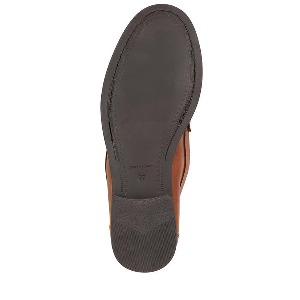 Jones Bootmaker Outlet Trish Leather Casual Moccasins - Tan