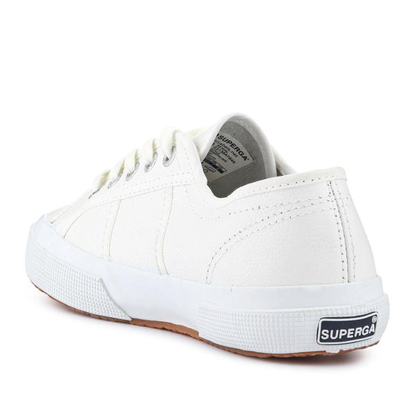 Jones Bootmaker Outlet Tumbled Casual Leather Trainers - White