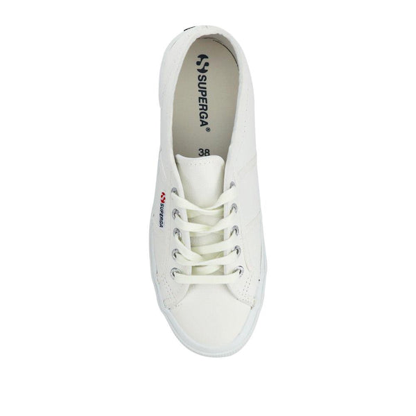 Jones Bootmaker Outlet Tumbled Casual Leather Trainers - White