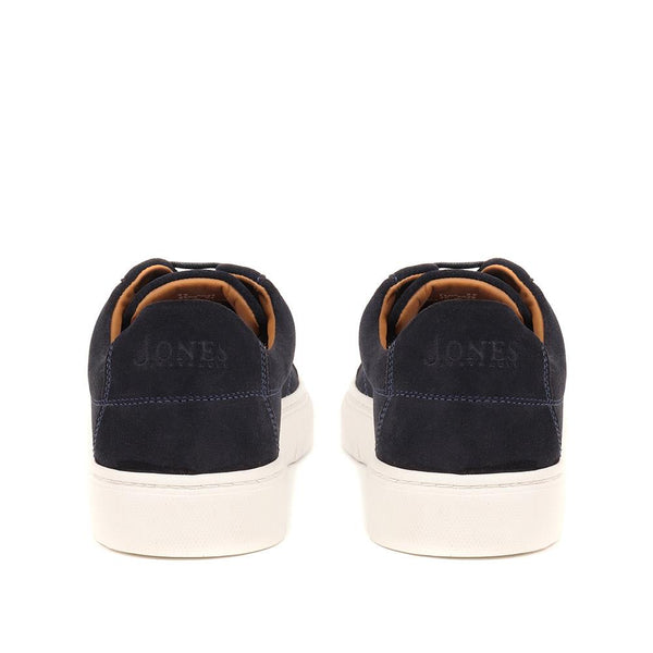 Jones Bootmaker Outlet Tyne Vibram Leather Trainers - Navy Suede