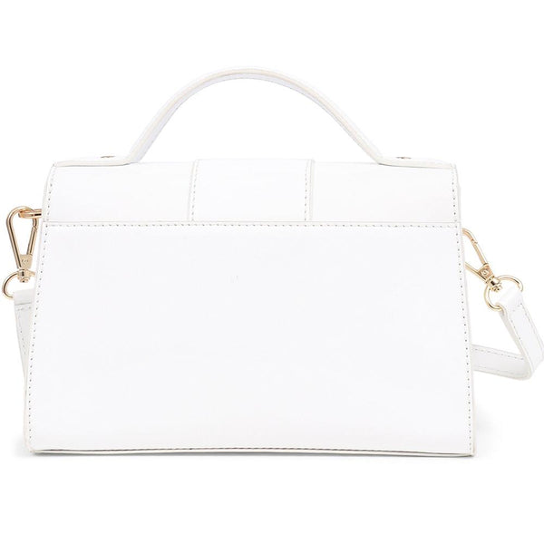 jones bootmaker Outlet Valoria Leather Handbag - White Patent