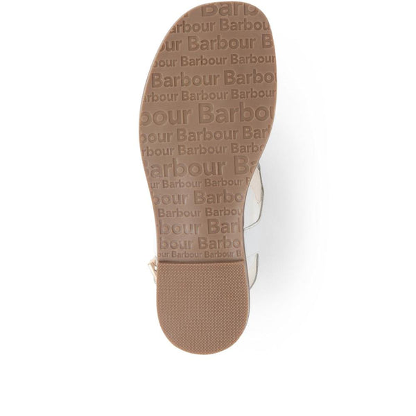 Jones Bootmaker Outlet Vivienne Embellished Leather Sandals - White