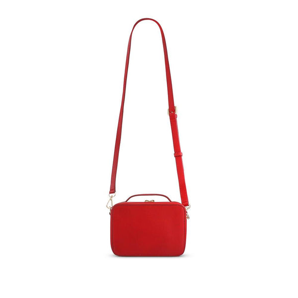 jones bootmaker Outlet Waldorf Leather Zip-Up Handbag - Red
