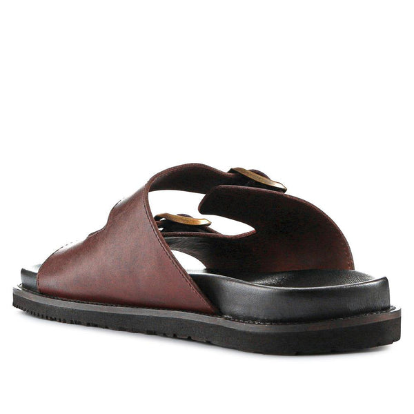 Jones Bootmaker Outlet Watton Leather Slip-On Mules - Dark Brown