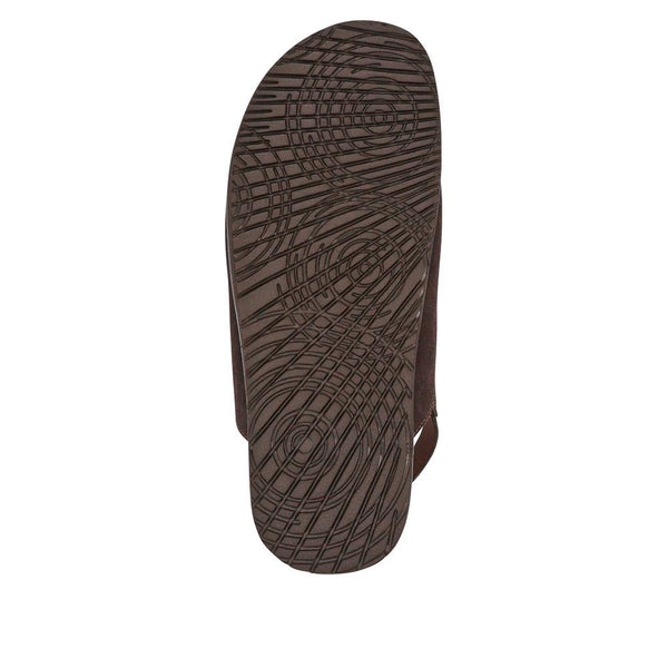 Jones Bootmaker Outlet Wendover Casual Leather Sandals - Dark Brown Suede