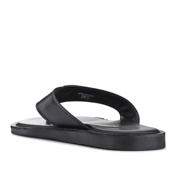 Jones Bootmaker Outlet Weybridge Leather Toe-Post Sandals - Black