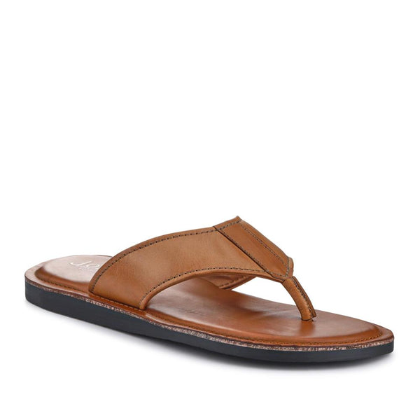 jones bootmaker Outlet Weybridge Leather Toe-Post Sandals - Tan
