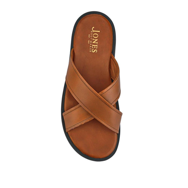 Jones Bootmaker Outlet Whitehaven Leather Mules - Tan