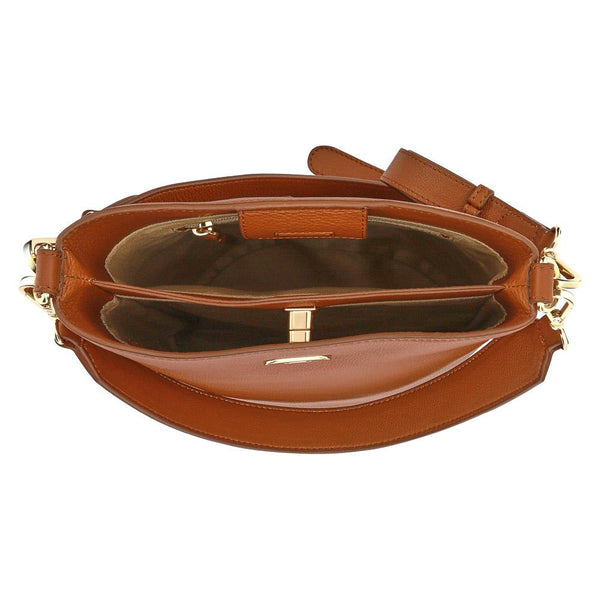 Jones Bootmaker Outlet Willowdale Leather Shoulder Bag - Tan