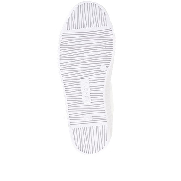 Jones Bootmaker Outlet Woodall Leather Trainers - White