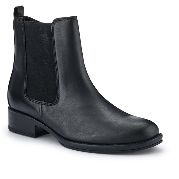 jones bootmaker Women's Adair Casual Leather Chelsea Boots - Black Leather