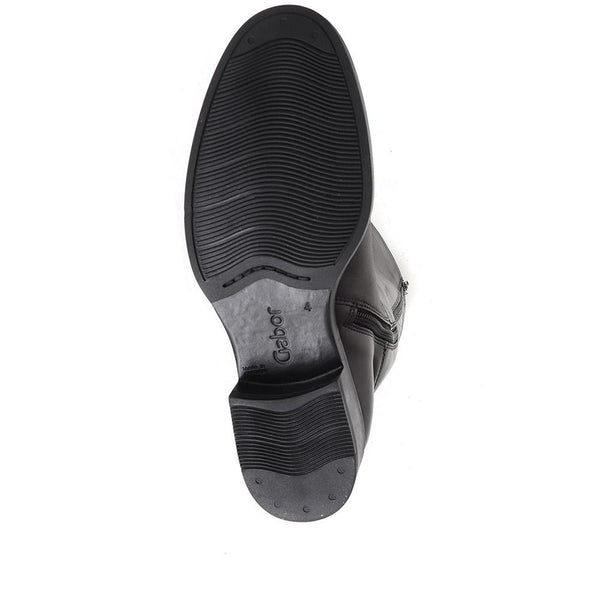 Jones Bootmaker Women's Adieu Leather Knee High Boots - Black