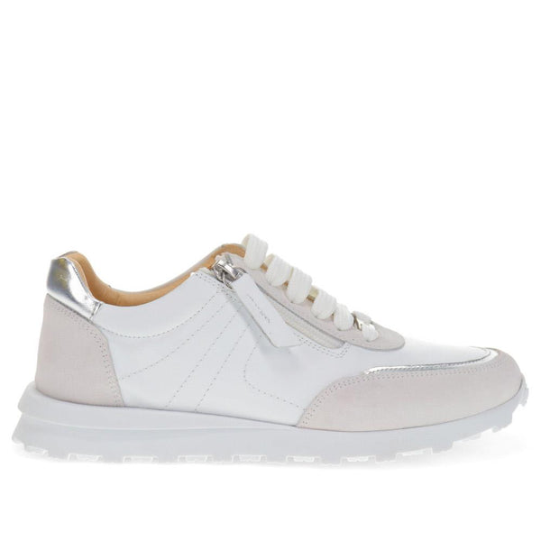 Jones Bootmaker Women's Aisha Lace-Up Trainers - White